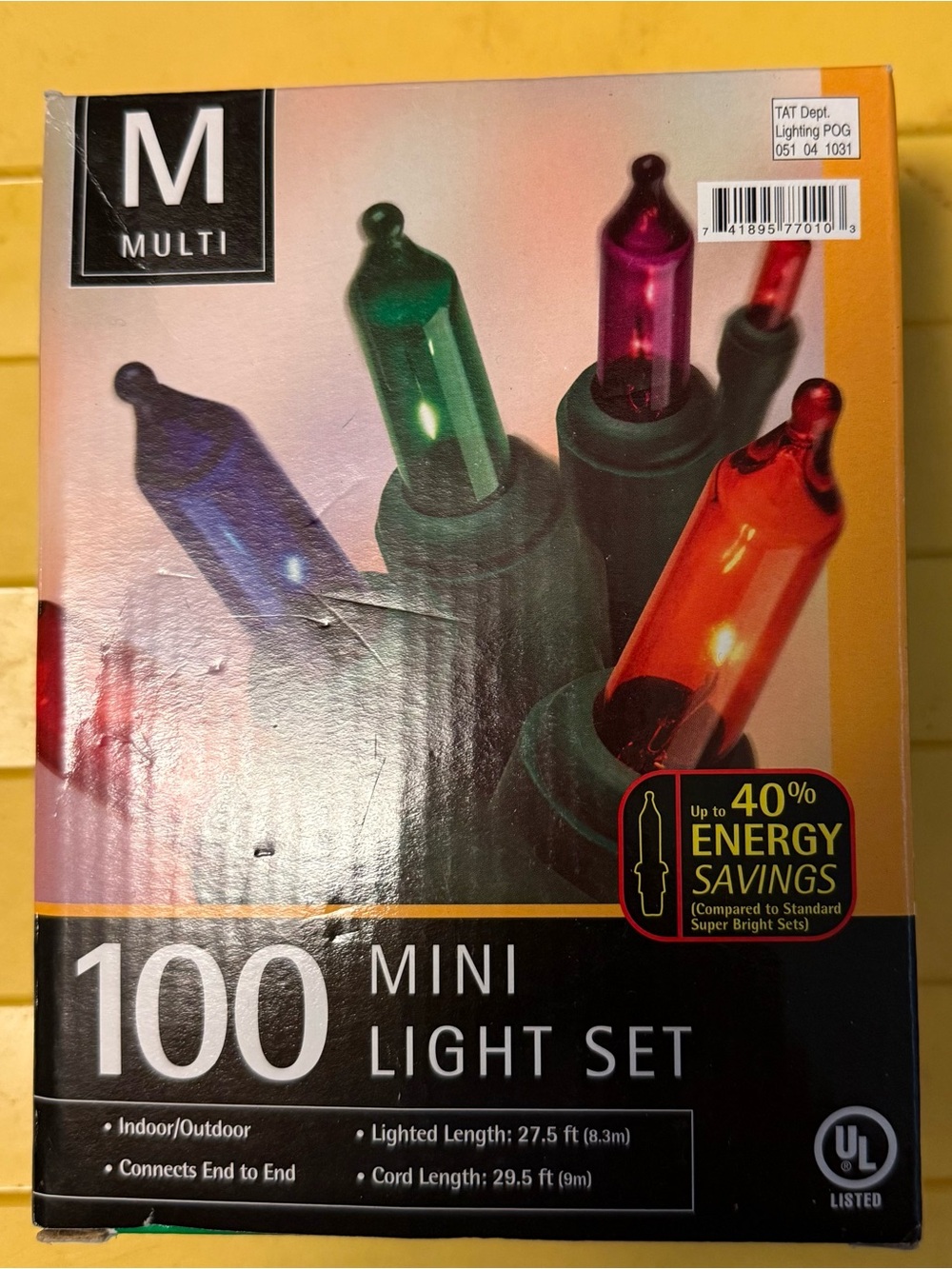 Target Multi 100 Mini Light Set - Red, Green, Blue, Purple, Orange